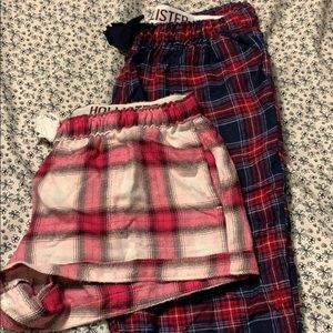 Hollister Plaid Pajama’s